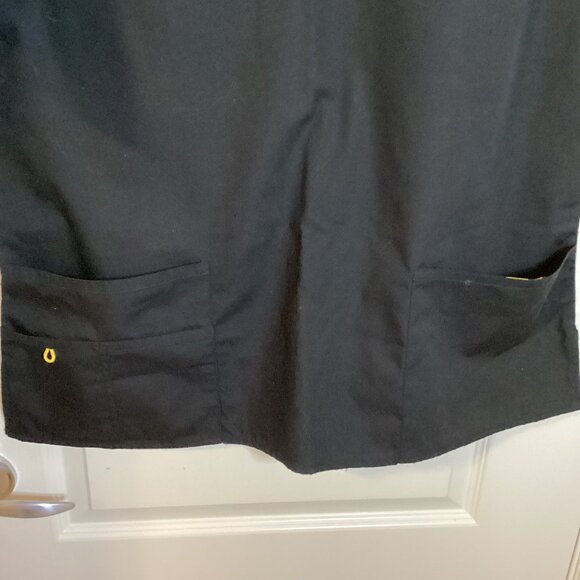 WonderWink Women's Scrub Top Size XL Black Medical Uniform Nurse - Picture 4 of 9